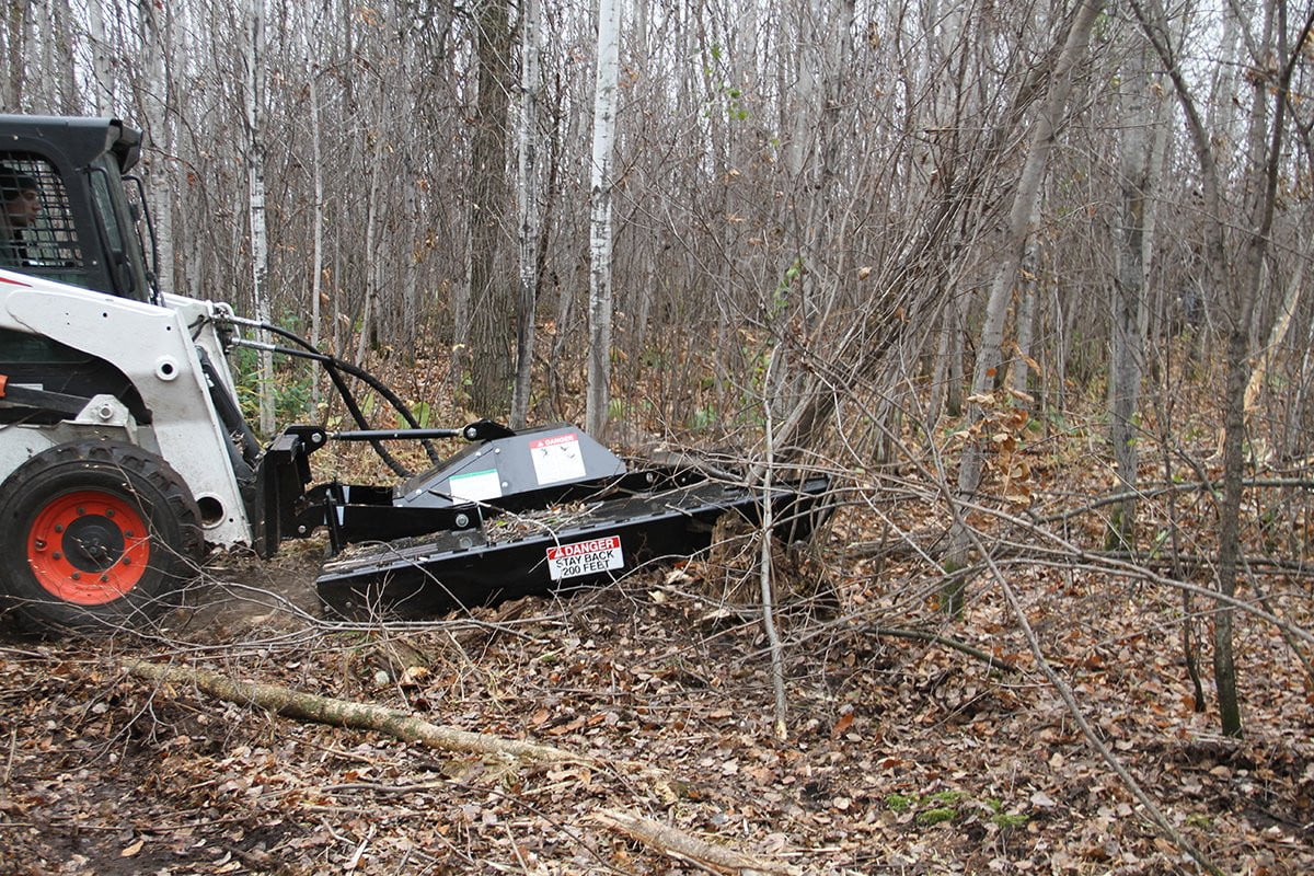 Erskine Brush Mower Series | Cutting Diameter 66″, 72″ & 78″ inches | Hydraulic Flow Rate 13-32 GPM | For Skid Steer