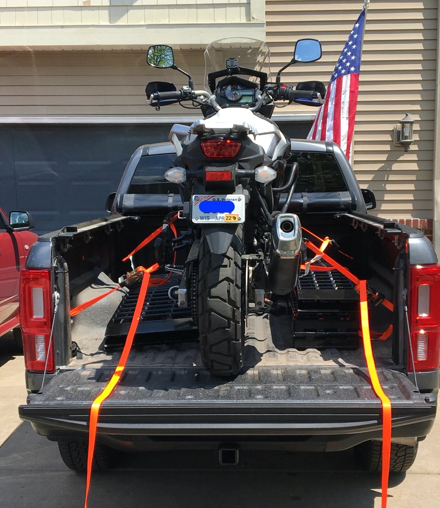Black Widow Heavy-Duty Folding Arched Motorcycle Ramp | Models BW-12040-HD & BW-14440-HD | Size 40" Wide | Capacity 1,500 lb | For Street, Touring & Cruiser Motorcycles
