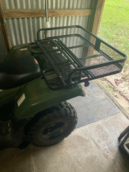 Black Widow Universal Deluxe Steel Mesh ATV Rear Rack Basket | Model ATVRB-1005 | Size 41" x 26.5" | Horsepower 4 To 90+ HP | For ATV