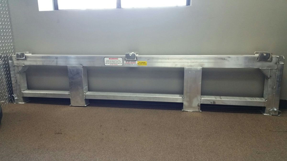 Heavy Duty Ramps Aluminum Load Leveler Bridge | Model 20-04-101-20-LL | Size 5" L x 100-7/8" W x 20" H | 20,000 lb | Horsepower 23 HP | For 20" Drop Step Deck Trailers