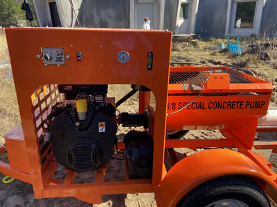 Venture 3/8 Special Trailer Concrete Gas | Engine Mounted Pump | 37HP | Capacity 100 Gallons