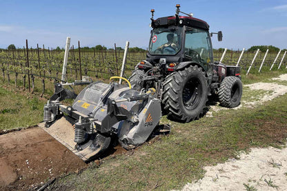 FAE | STCL & STCL/DT Stone Crusher | Models 100 to 200 | Width 43.7" To 81.5" | Crushes Stone Up to 6" Inches Deep | Horsepower 70–150 HP | For Tractors