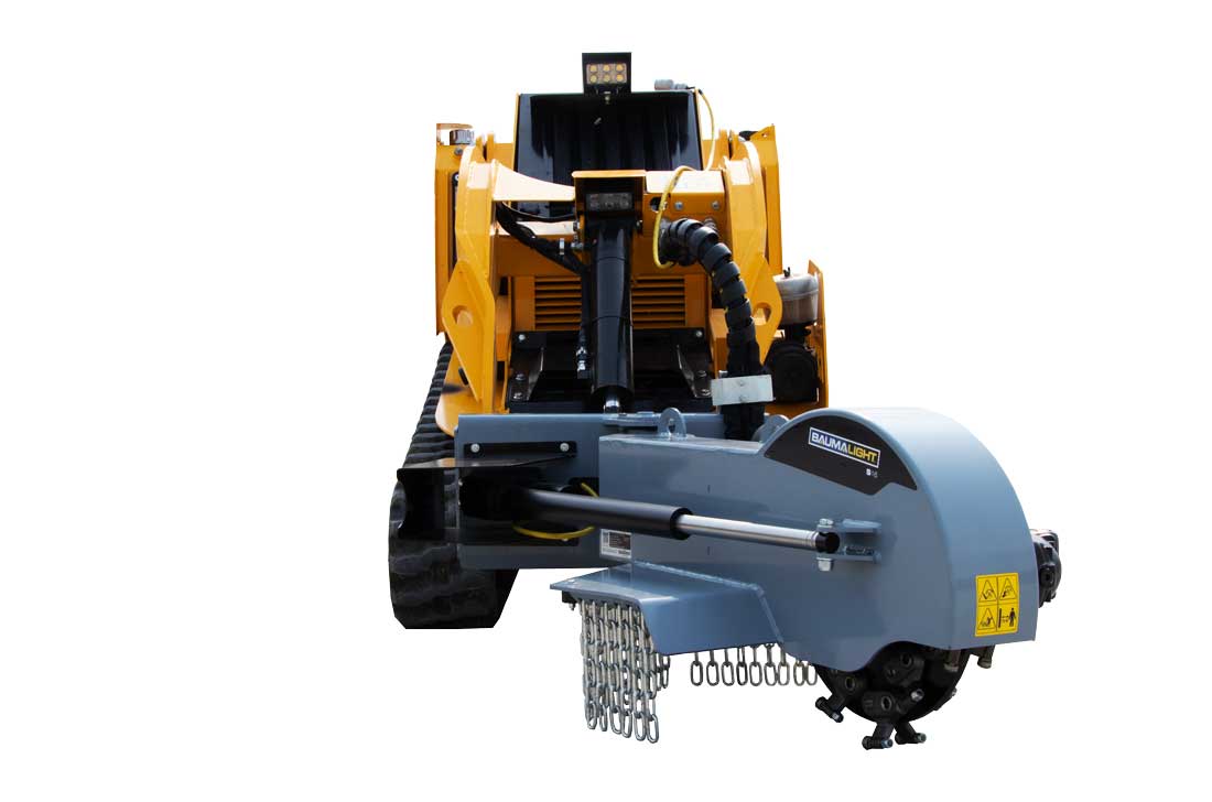 Baumalight Stump Grinder | Model S14, S16 & S18 | Rotor Size 18" To 24" | Hydraulic Flow Range 10 To 22 GPM | For Mini Skid Steer