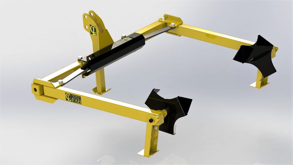 CL Fabrication Bale Unroller | Width 60" inches | Oil Flow Range 12-30 GPM | For Skid Steer