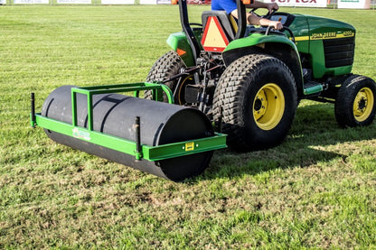 TurfTime 24” Smooth Roller 3/8” Heavy Duty AR-24 Series Turf Rollers 4’ to 12’ - Pull Type, 3pt, Skid Steer Mount For Tractor or Skid Steer