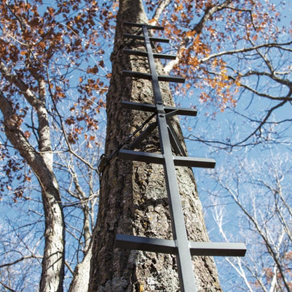 Millennium Treestands M215 Double Step Stick Ladder | Model M-215-00 | Overall Length 20' | Capacity 300 lb | Steel