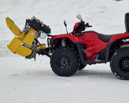 Rammy Thrower Plow ATV (Plow + Snow Thrower Combo) | Working Width 46" | Snow Throwing Distance 49' | Tank Volume 3.0L | Horsepower 9.5 HP | For ATVs