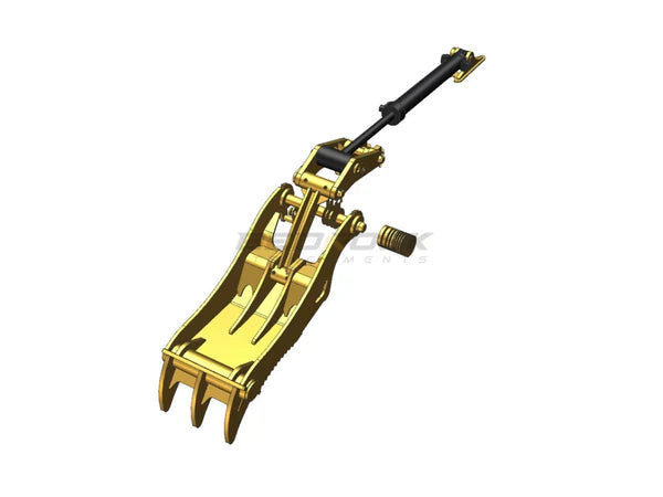 Bedrock Attachments Pin Grabber Thumb | Model EPT65-PG3T30 | Width 23.6" | Pin Size 65mm | 3 Teeth | Machine Size 12-15 Ton | For Excavators