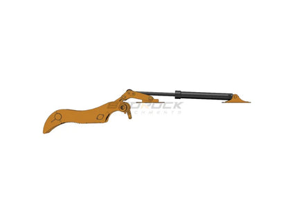 Bedrock Attachments Pin Grabber Thumb | Model EPT70-PG3T30 | Width 27.6" | Pin Size 70mm | 3 Teeth | Machine Size 15-18 Ton | For Excavators