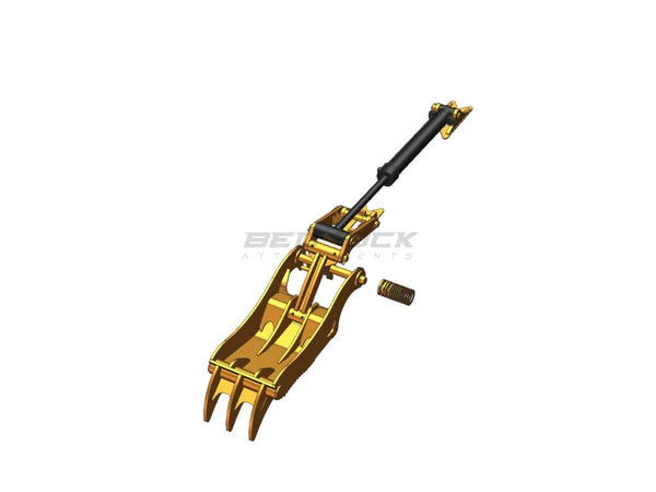 Bedrock Attachments Pin Grabber Thumb | Model EPT70-PG3T30 | Width 27.6" | Pin Size 70mm | 3 Teeth | Machine Size 15-18 Ton | For Excavators