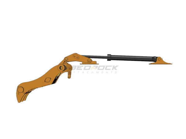 Bedrock Attachments Pin-On Thumb | Model EPT65-PO3T30 | Width 27.6" | Pin Size 65mm | 3 Teeth | Machine Size 12-15 Ton | For Excavators