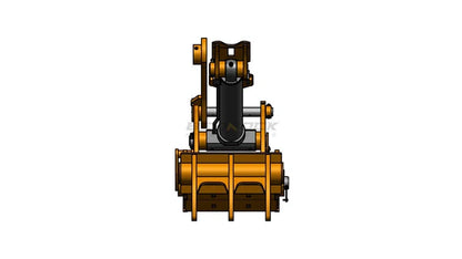 Bedrock Attachments Pin Grabber Thumb | Model ET100-PG3T42 | Width 43.3-Inch | Pin Size 100mm | 3 Teeth | Machine Size 30-36 Ton | For Excavators