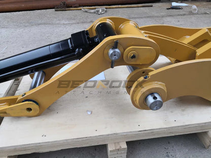 Bedrock Attachments Pin-On Thumb | Model ET65-PO3T30 | Width 28.3" | Pin Size 65mm | 3 Teeth | Machine Size 12-15 Ton | For Excavators