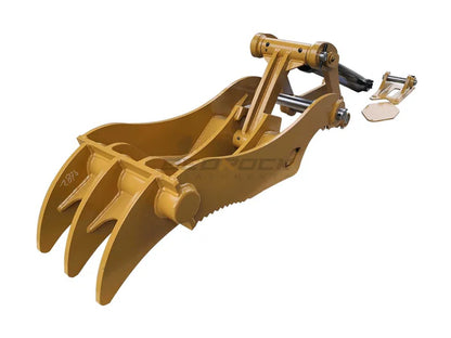 Bedrock Attachments Pin Grabber Thumb | Model ET70-PG3T30 | Width 29.5"  | Pin Size 70mm | 3 Teeth | Machine Size 15-18 Ton | For Excavators