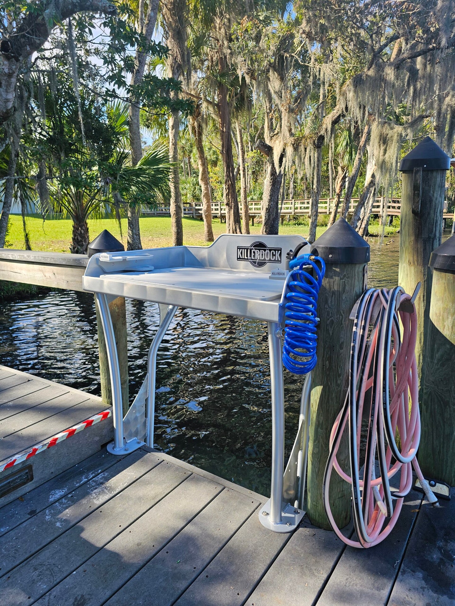 Killer Dock Upscale 3 1/2 Fish Cleaning Station | Width 48" | 316 Stainless Steel