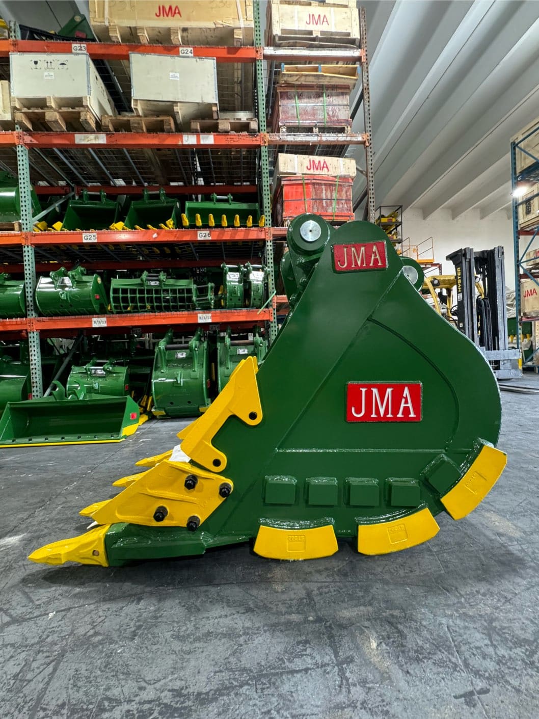 JMA Attachments Severe Duty Bucket | Bucket Width 30", 36", 42", 48", 54" & 66" Inches | For 16 – 25 Tons Excavators