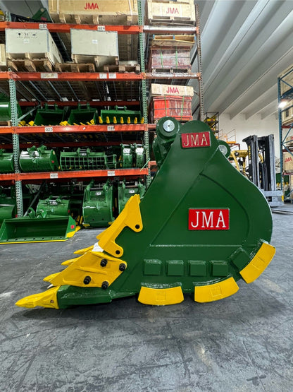 JMA Attachments Severe Duty Bucket | Bucket Width 30", 36", 42", 48", 54" & 66" Inches | For 16 – 25 Tons Excavators