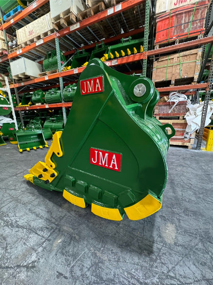 JMA Attachments Severe Duty Bucket | Bucket Width 30", 36", 42", 48", 54" & 66" Inches | For 16 – 25 Tons Excavators