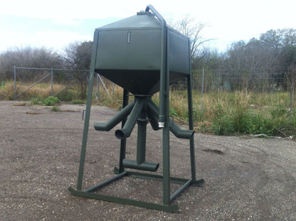 AWS Blind | Heavy Duty Protein Extended Tube Feeders | Model 1000 lb, 2000 lb & 3000 lb Capacity | Gravity-Fed | Horsepower 20 To 75 HP | For Tractors, ATVs, UTVs