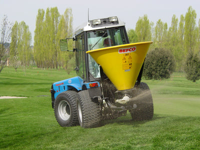Befco | Turbo-Hop Pendulum Spreader | Model 301 Series | 9–12.8 cu. ft. Capacity | 17′–47′ Spread Width | Horsepower 20 To 60 HP | For Tractors