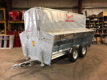 Apache Equipment 225 Creep/Self Feeder | Length 12' | Capacity 225 Bushel | Portable & Skid | For Daily Feeding Pressure