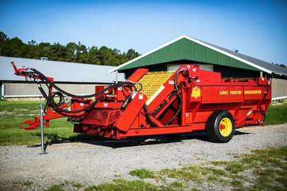 Lewis Brothers Chicken Housekeeper | Models DB Series | Width 69 Inches | Capacity 112 To 215 Cu Ft | PTO-Powered | Horsepower 40 To 90 HP | For Tractor