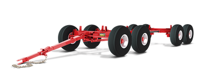 Horst Wagons 8 Wheel Quadsteer Wagon w/ Road Flex Suspension | Model 308RF (20 Ton) | Bolster Stakes 42.5