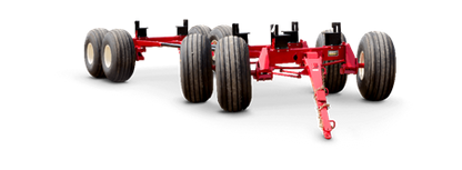 Horst Wagons 8 Wheel Quadsteer Wagon w/ Road Flex Suspension | Model 308RF (20 Ton) | Bolster Stakes 42.5" Fixed | Standard Reach Length 11' Ft | For Agricultural Transport & Forage/Grain Box Applications