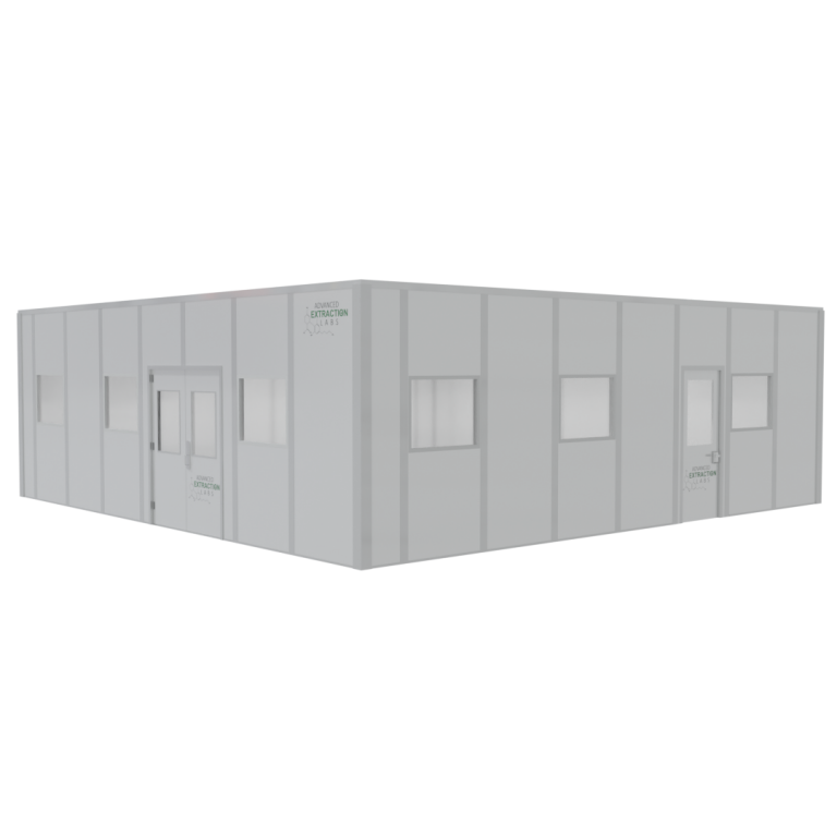 Advanced Extraction Labs Modular Clean Room Indoor Booth Extraction Booth