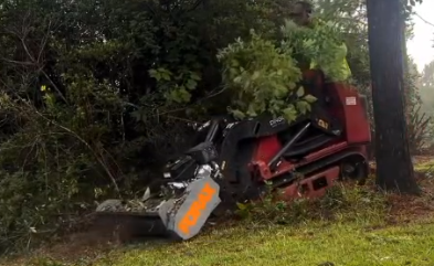 Forax Gas Powered Mulchers | Model GP36 & GP40 | 36"-40" Cutting Width | 7-14HP Motors | For Mini Skid Steer