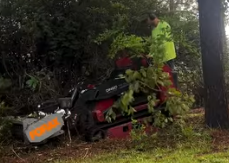 Forax Gas Powered Mulchers | Model GP36 & GP40 | 36"-40" Cutting Width | 7-14HP Motors | For Mini Skid Steer