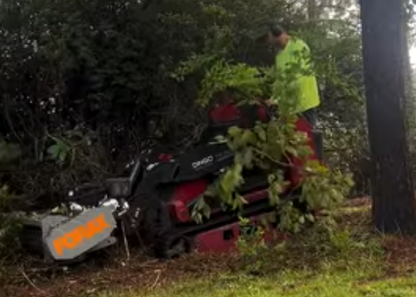 Forax Gas Powered Mulchers | Model GP36 & GP40 | 36"-40" Cutting Width | 7-14HP Motors | For Mini Skid Steer