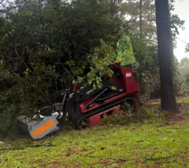 Forax Gas Powered Mulchers | Model GP36 & GP40 | 36"-40" Cutting Width | 7-14HP Motors | For Mini Skid Steer