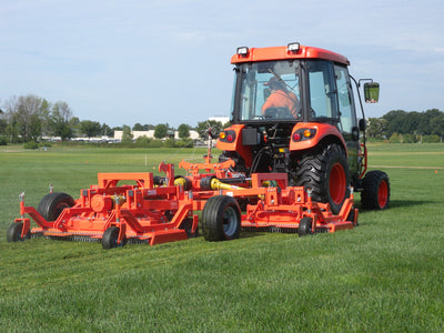Befco | Pull-Type Gang Grooming Mower | Model Cyclone Flex Series| Width 12′ To 17′ | Horsepower 25 To 80 HP | For Tractors