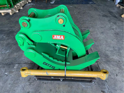 JMA Attachments Mechanical Grapple | Grapple Width 32" inches | Pin Size 60mm | For 10 – 15 Tons Excavators