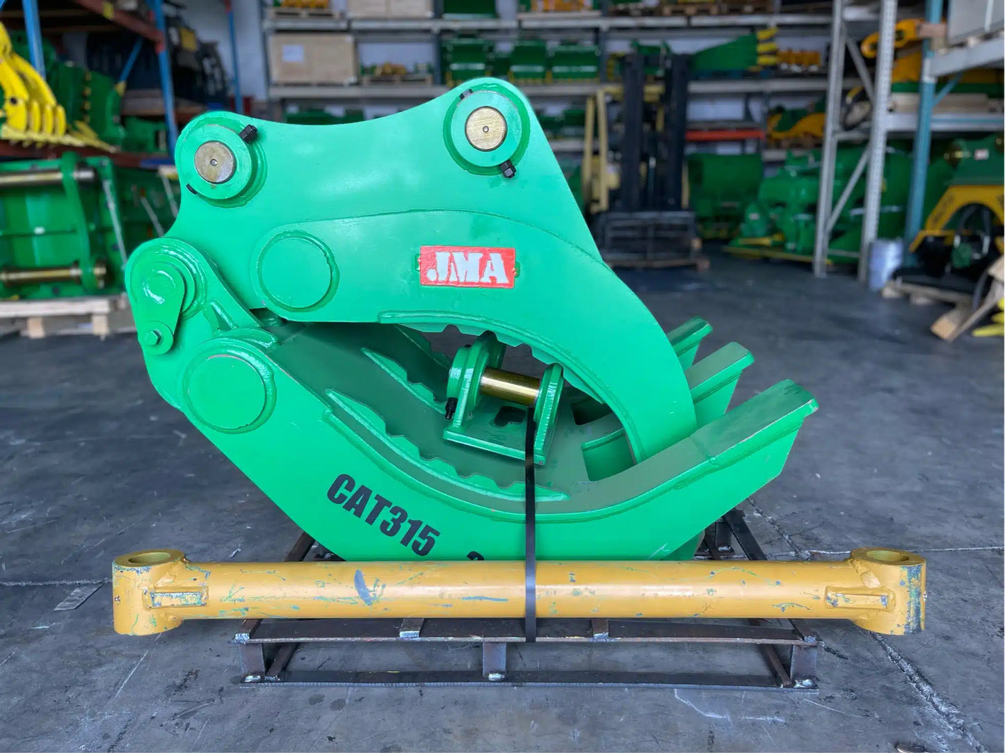 JMA Attachments Mechanical Grapple | Grapple Width 32" inches | Pin Size 60mm | For 10 – 15 Tons Excavators