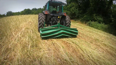 RTP Goliath Series 6’ 8’ & 10’ Heavy-Duty Rollers Crimper | Model Goliath 6, 8, & 10 | Width 72”, 96” & 126” | 30-50 HP  | For Tractors