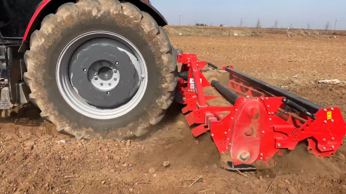 TOSCANO | Heavy Duty Rotary Tiller | Model 3400, 3650, 3900, 4300, 4800, 5300 & 5800 | Work Width 11 To 18.7 Feet | Horsepower 110-300 HP | For Tractor