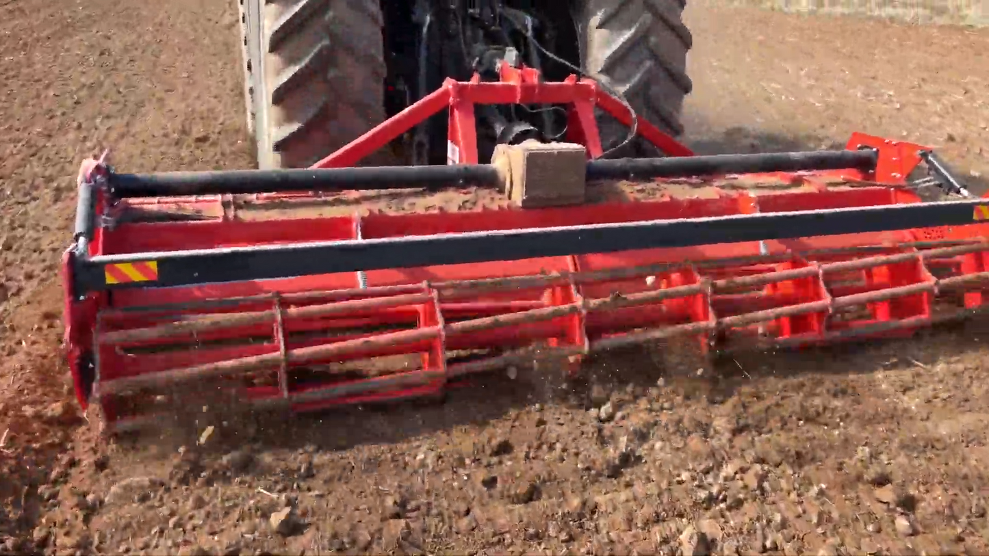 TOSCANO | Heavy Duty Rotary Tiller | Model 3400, 3650, 3900, 4300, 4800, 5300 & 5800 | Work Width 11 To 18.7 Feet | Horsepower 110-300 HP | For Tractor
