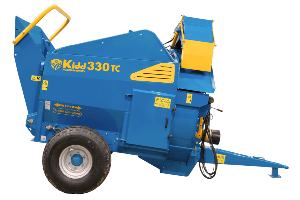 Kidd Bale Shredder | Model 330TC | Width 81" | 9-16 GPM | 80 HP | For Tractors, Skid Steers & Loaders