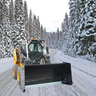 Landy Attachment Snow Pusher | Width 84" | 45-60 HP | 12-16 GPM | For Skid Steers & Tractors