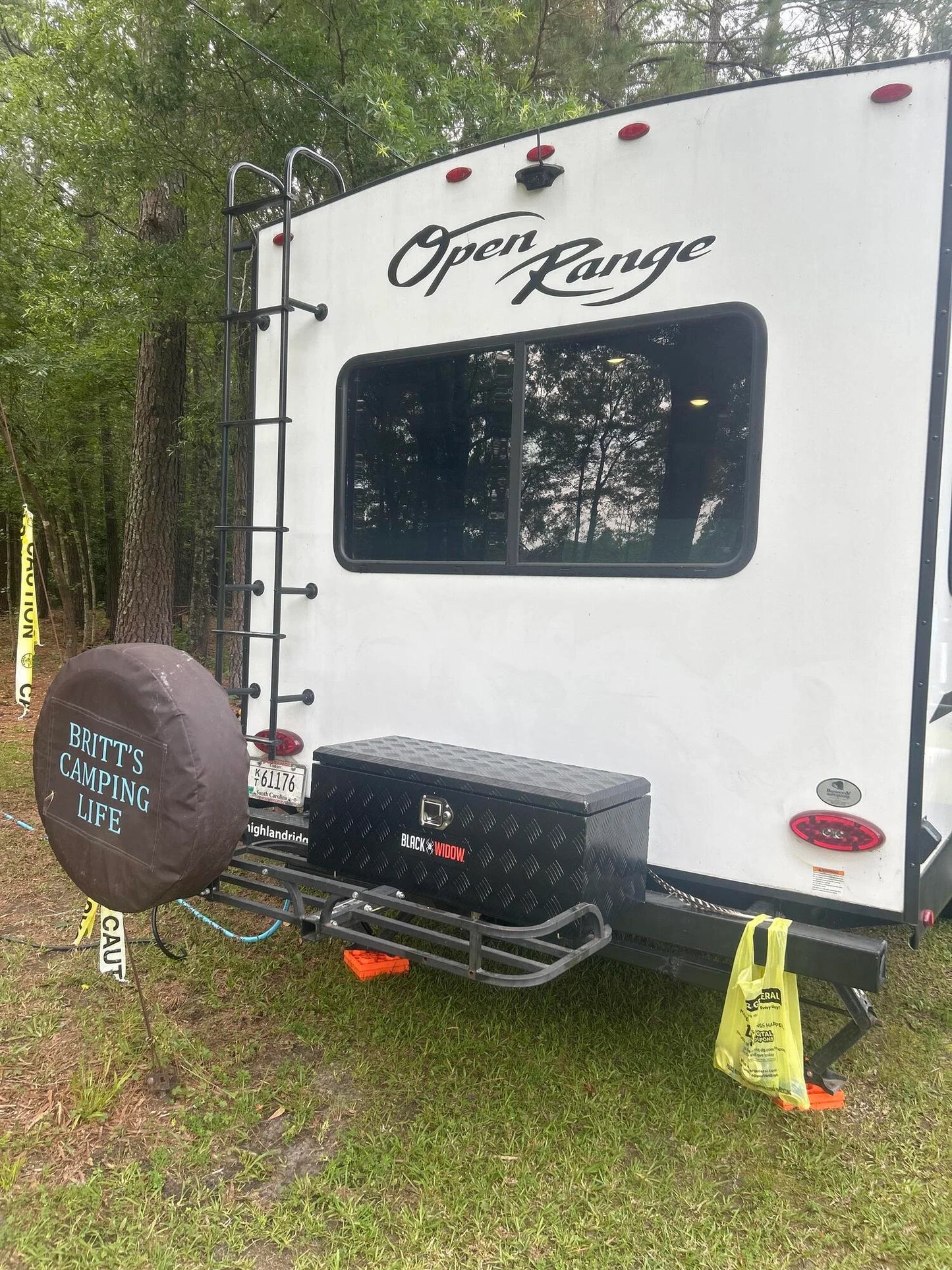 Black Widow Aluminum Rear ATV Storage Box | Model ATVRB-ALUM | Size 35.5” L x 14.75” W | Horsepower 4 To 90+ HP | For ATV Racks & Trailers