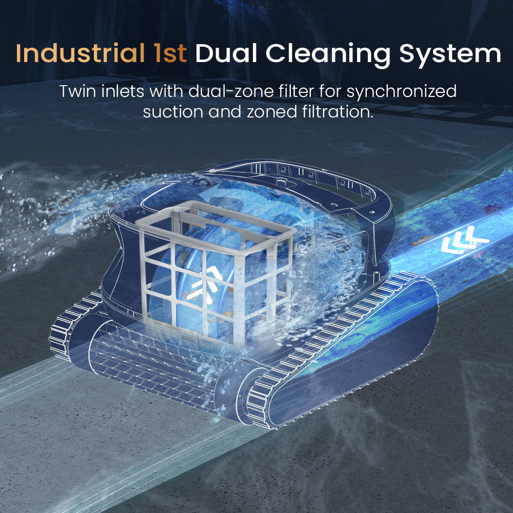 Chasing Cleaner Hydro 4 SE Corded Robotic Pool Cleaner | Pool Size 1,614 Sq.ft | Flow Rate 320 L/min