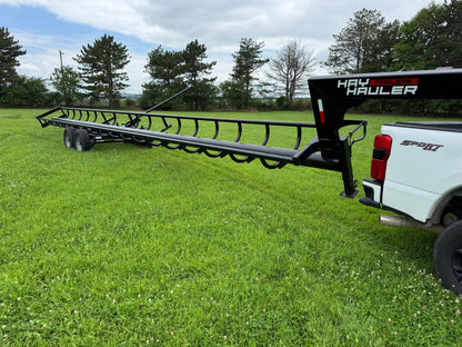 Global Equipment Apache Hay Hauler Inline Bale Trailers | Rail Length 25′, 32′, 36′ & 42′ | Bumper Pull & Gooseneck | For Hay Transport