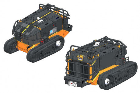 FAE Remote-Controlled Tracked Carrier | Model RCU55 | 56 HP | Up to 55° Slopes | For Forestry
