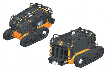 FAE Remote-Controlled Tracked Carrier | Model RCU55 | 56 HP | Up to 55° Slopes | For Forestry