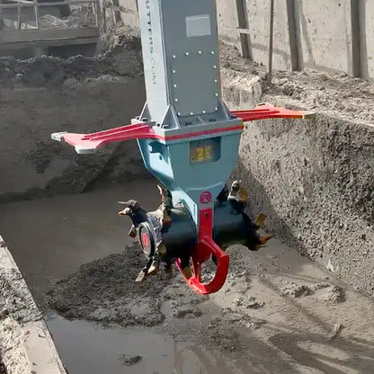 RockZone Soil & Dirt Mixer | Model MXR-D30 LH | Drum Width 53" | 25 To 42 Tons | For Excavator