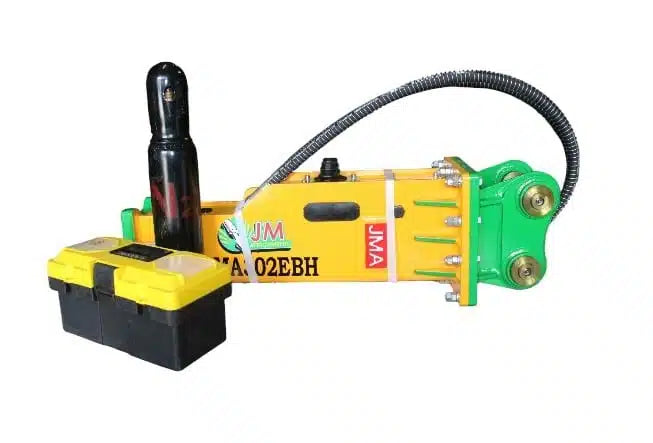 JMA Attachments Hydraulic Hammer | Model JMA-302 EBH | Energy Class 350 Joules | For 2 – 3 Tons Mini Excavators