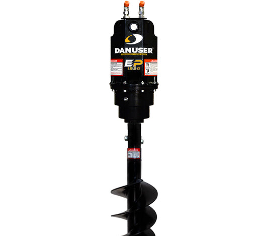 Danuser Auger Drive | 2″ Hex | 30″ Max Diameter | Machine Size 2–9 Tons | For Excavators