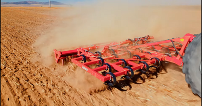 TOSCANO | Heavy Type Folding Spring Cultivator | Model 4000, 5000, 6000 & 7000 | Work Width 13.29 to 22.14 Feet | HorsePower 100-300 HP | For Tractor